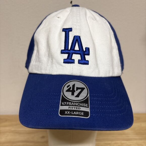 LOS ANGELES DODGERS "47 BRAND FITTED BASEBALL HAT Cap Size XX-Large - Picture 1 of 8
